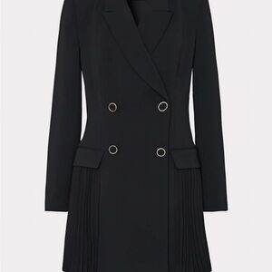 NWT Milly brand Noora Elegant Pleated Long Sleeve Blazer Dress